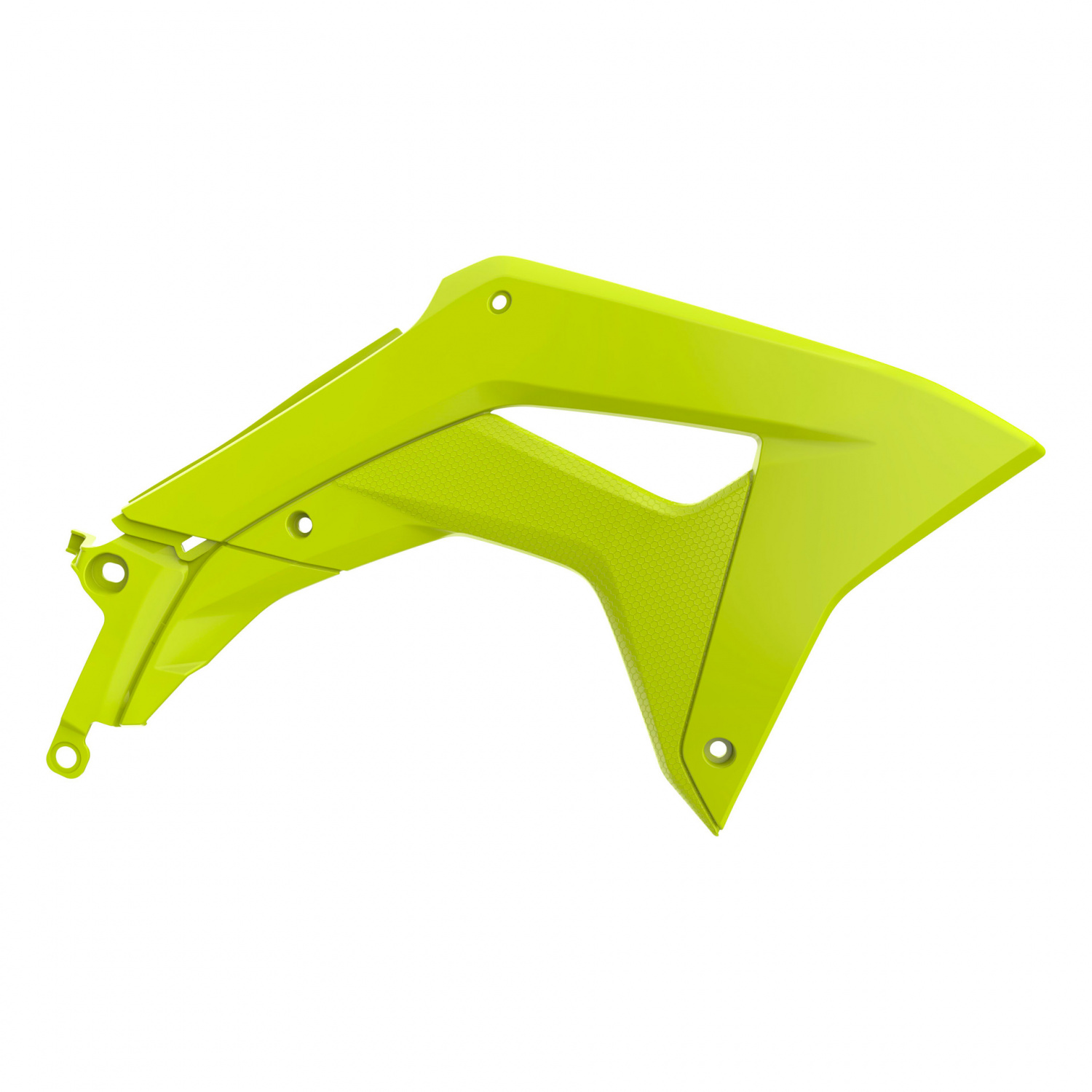 Radiator scoops POLISPORT 8423800004 (pair) Yellow flo