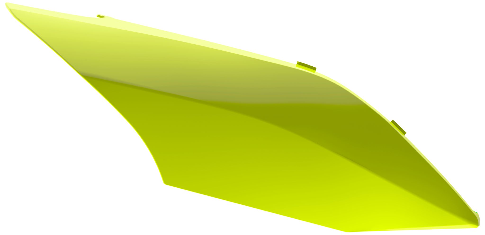 Side panels POLISPORT 8423900003 (pair) Yellow flo