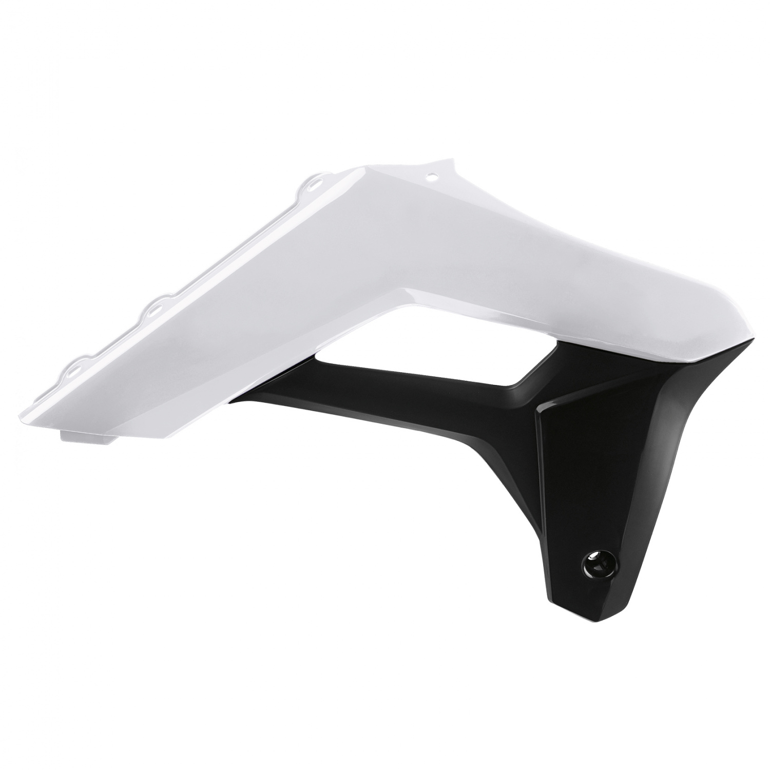 Radiator scoops POLISPORT 8424700002 (pair) white / black