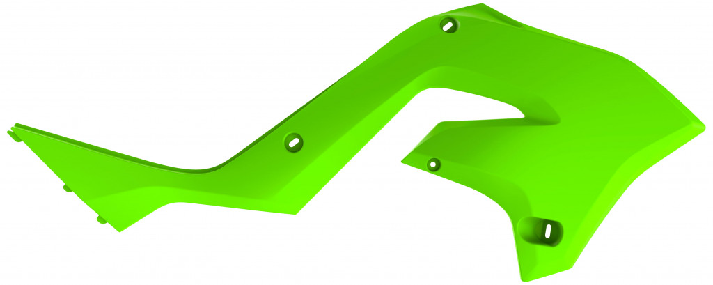 Radiator scoops POLISPORT 8425800004 restyling lime green