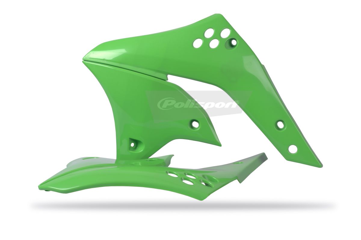Radiator scoops POLISPORT 8426200006 (pair) green 05