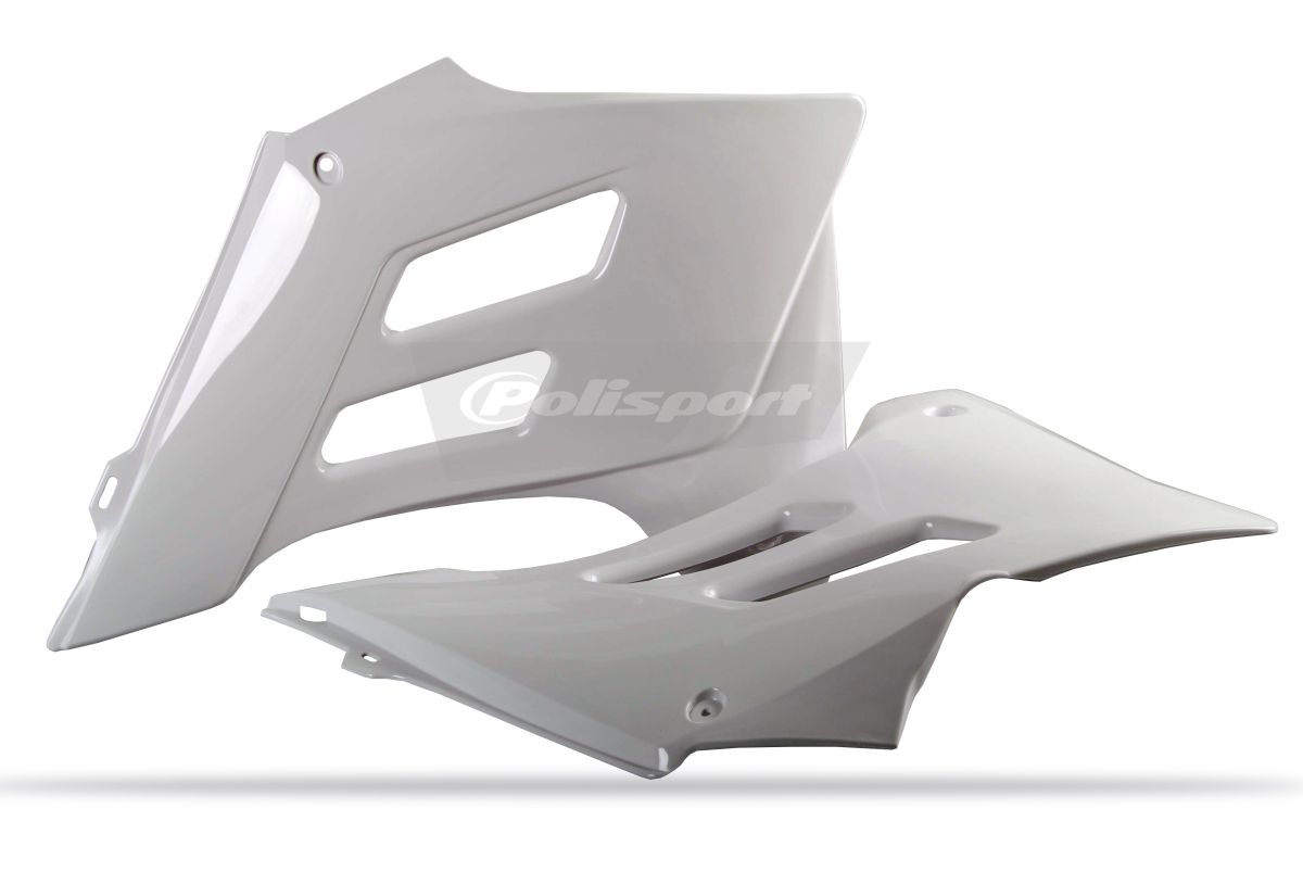 Radiator scoops POLISPORT 8426400002 (pair) white