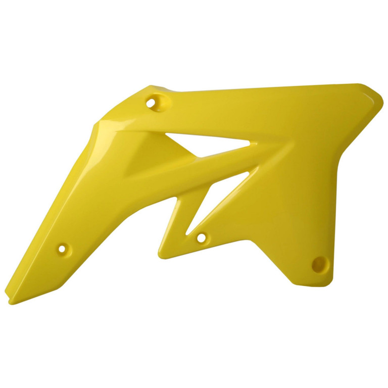 Radiator scoops POLISPORT 8428400001 (pair) yellow RM 01 for SUZUKI RM-Z 250 2007-2009