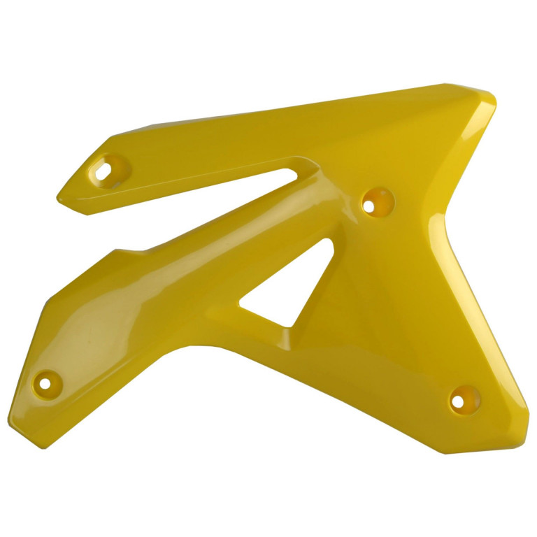 Radiator scoops POLISPORT 8428500001 (pair) yellow RM 01 for SUZUKI RM-Z 450 2007
