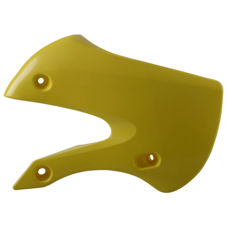Radiator scoops POLISPORT 8429300003 (pair) yellow RM 01 for SUZUKI RM 65 2003-2005, SUZUKI DR-Z 110 2003-2006
