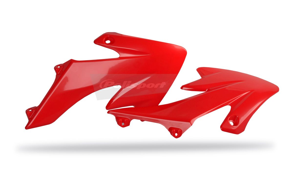 Radiator scoops POLISPORT 8429900003 (pair) red CR 04