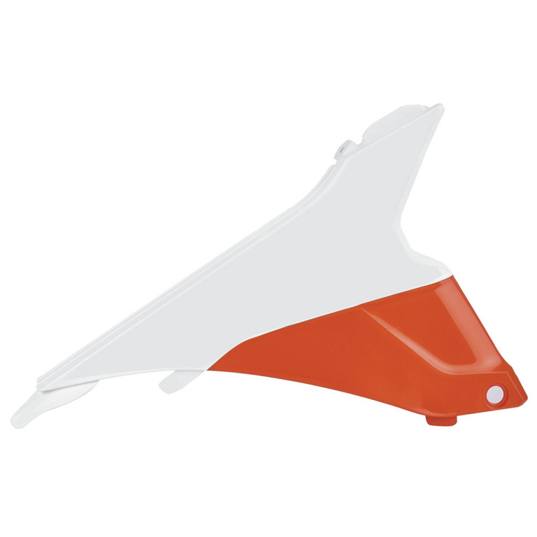 Airbox covers POLISPORT 8455100001 white/orange KTM