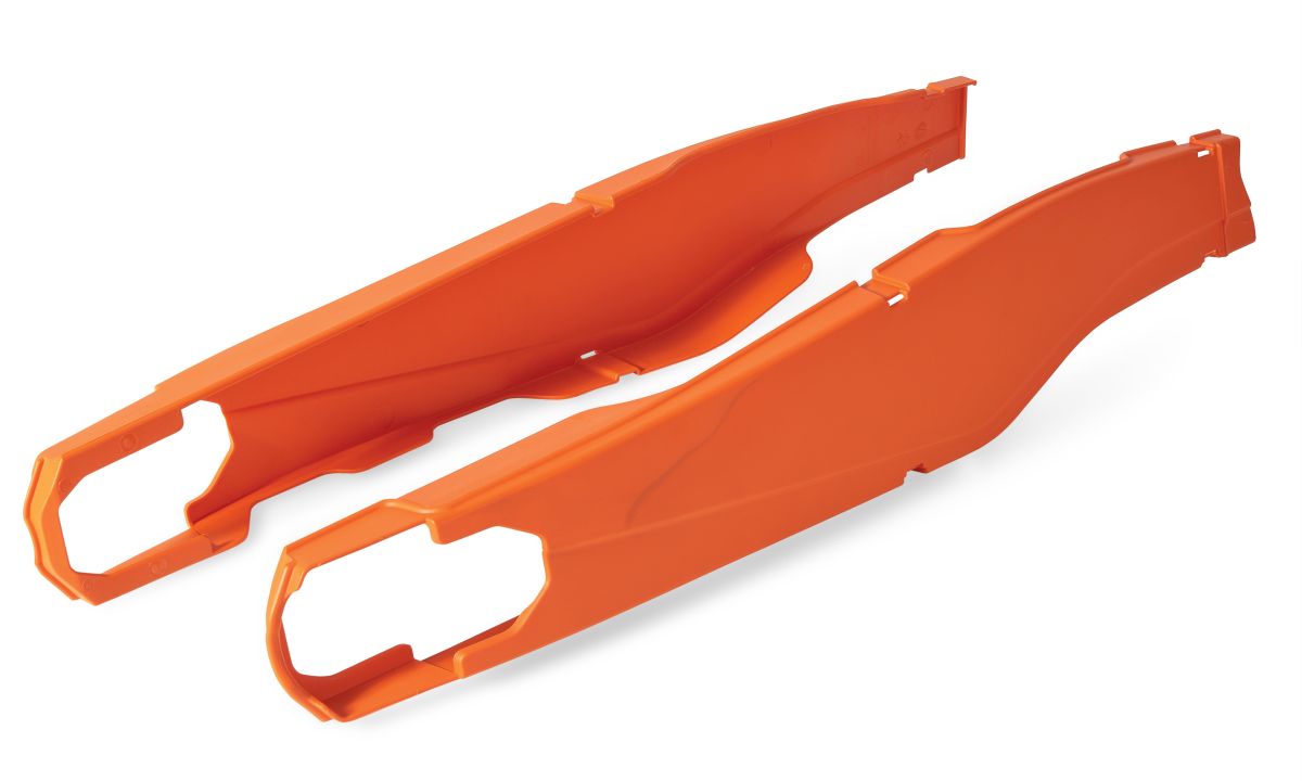 Swingarm protectors POLISPORT PERFORMANCE 8456500002 orange KTM