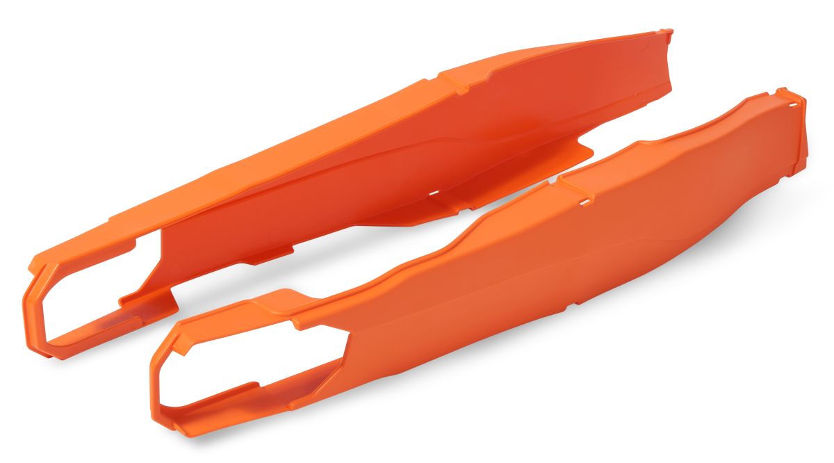 Swingarm protectors POLISPORT PERFORMANCE 8456600002 orange KTM