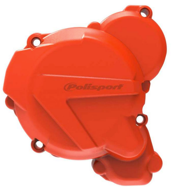 Ignition cover protectors POLISPORT PERFORMANCE 8467500002 orange KTM