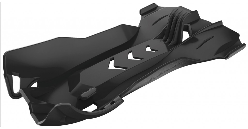 Skid plate POLISPORT 8468800001 Crni