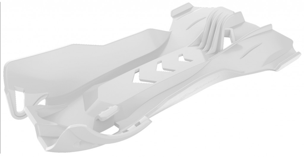 Skid plate POLISPORT PERFORMANCE 8468800003 White