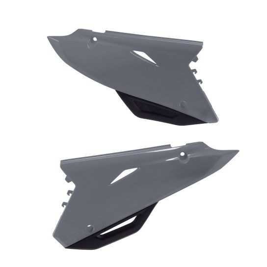 Side Panels POLISPORT 8478500008 restyling nardo grey for HONDA CR 125 R 2002-2007, HONDA CR 250 R 2002-2007