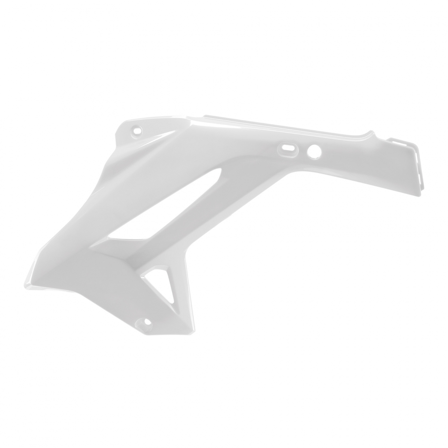 Radiator Scoops POLISPORT 8478600002 restyling White for HONDA CR 125 R 2002-2007, HONDA CR 250 R 2002-2007