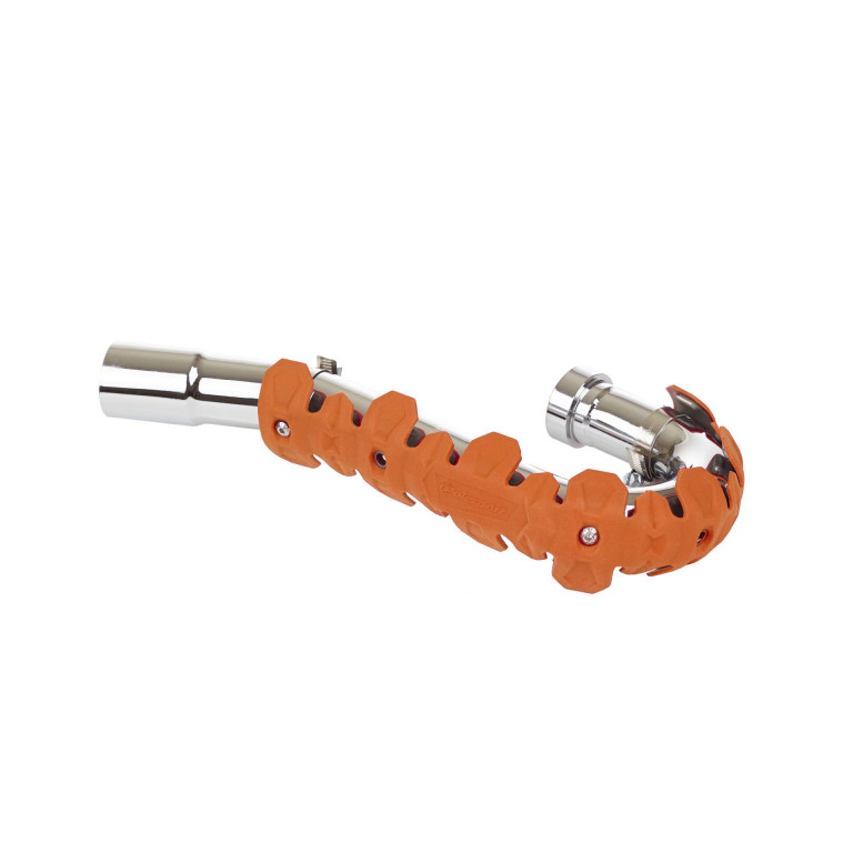 Exhaust head pipe guard POLISPORT ARMADILLO 8483800002 long orange