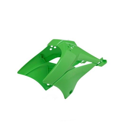 Radiator scoops POLISPORT 8495400001 Green for KAWASAKI KLX 110 (R) 2010-2024