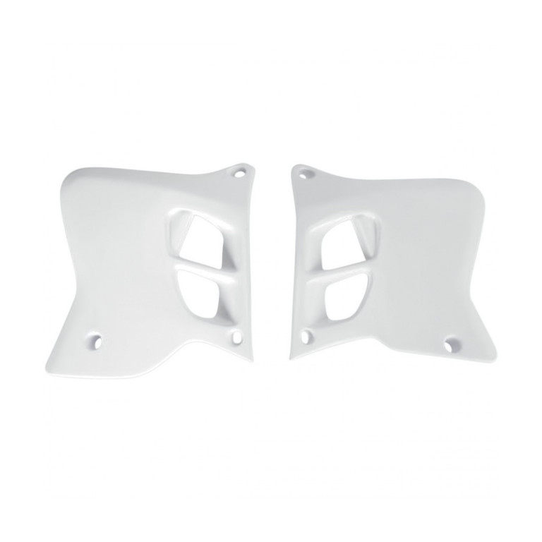 Radiator scoops POLISPORT 8497700001 White for YAMAHA YZ 125 1993-1995, YAMAHA YZ 250 1993-1995