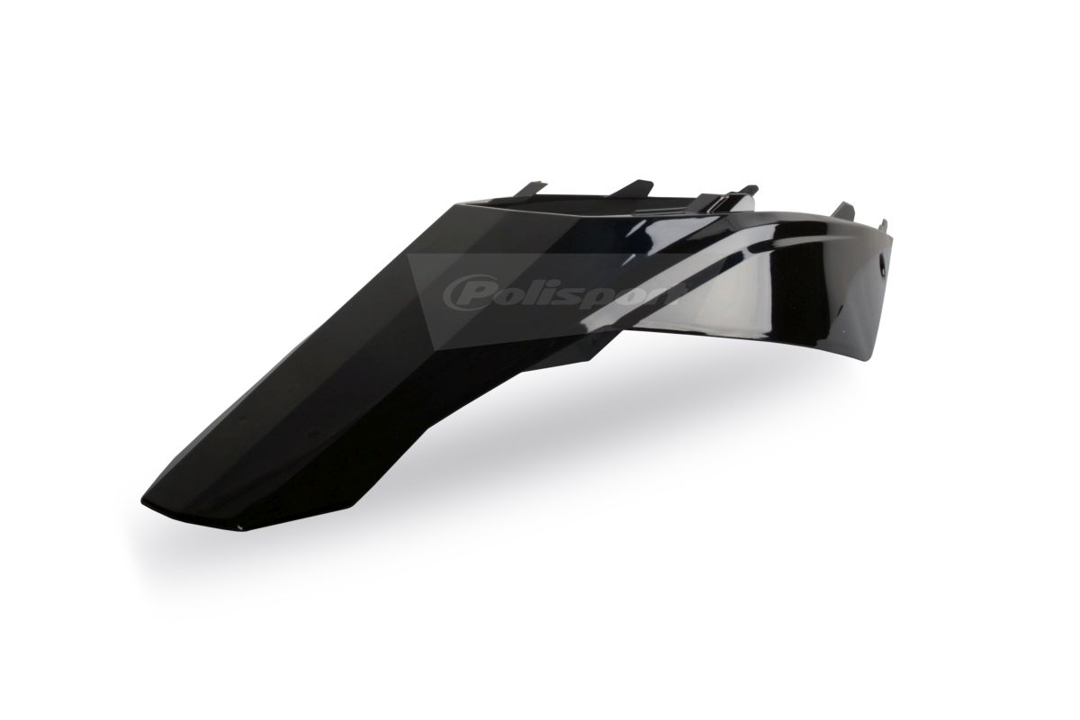 Rear fender + side panels POLISPORT 8550800003 Crni