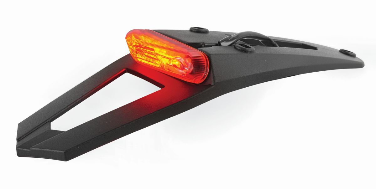 Tail Light for rear fender POLISPORT RS LED 8569500001 12V 1,1/0,2W LED lamp Crni