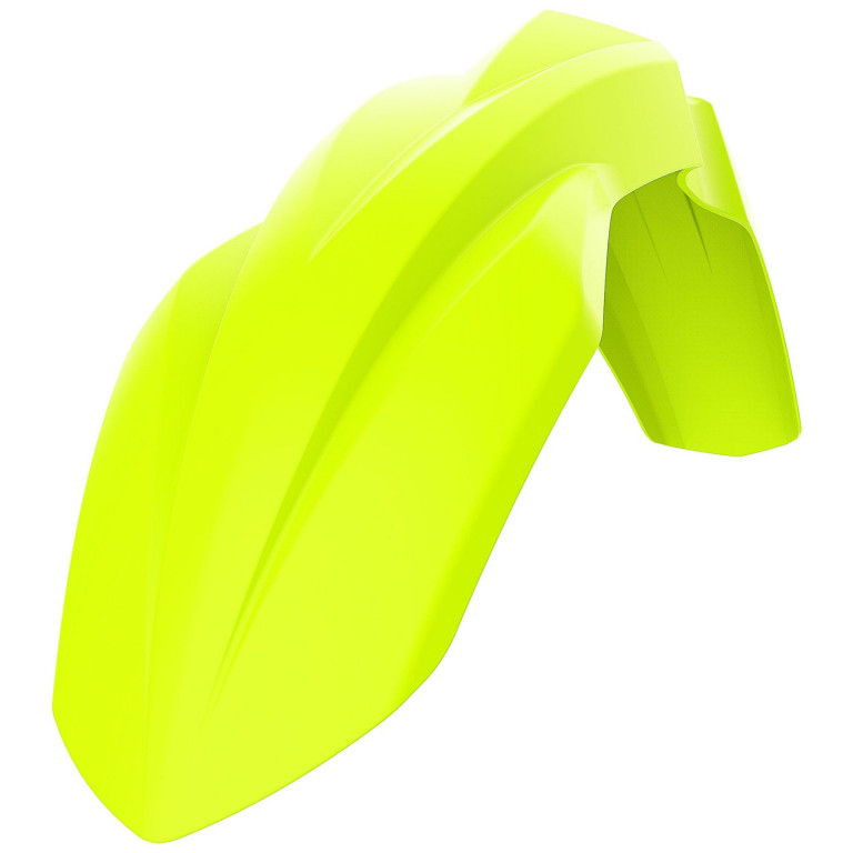 Front Fender POLISPORT 8574500004 Yellow Fluo for KAWASAKI KX 250 (F) 4T 2017-2026, KAWASAKI KX 450 (F) 2016-2023