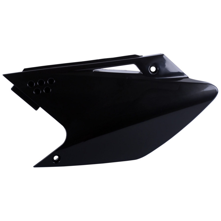 Side panels POLISPORT 8603000002 (pair) Crni for KAWASAKI KX 250 (F) 4T 2006-2008