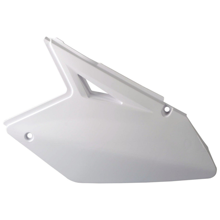 Side panels POLISPORT 8603700003 white for SUZUKI RM-Z 250 2007-2009