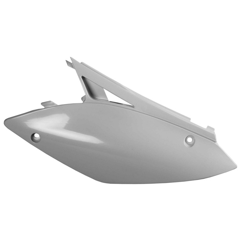Side panels POLISPORT 8604800001 (pair) white for KAWASAKI KX 250 (F) 4T 2009-2012, KAWASAKI KX 450 (F) 2009-2011