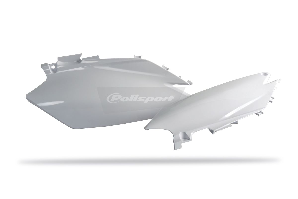 Side panels POLISPORT 8605500001 (pair) white
