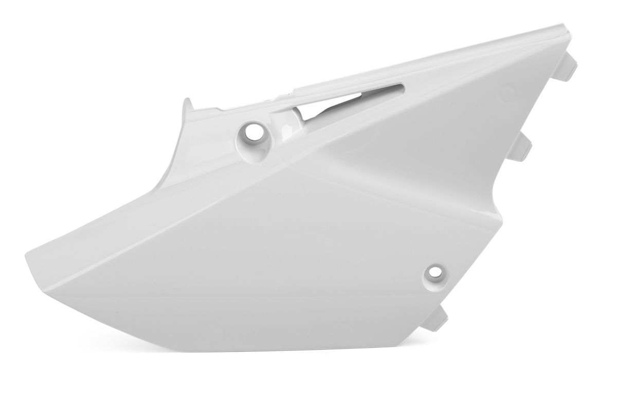 Side panels POLISPORT 8607500002 (pair) white/black for YAMAHA YZ 125 2015-2021, YAMAHA YZ 250 2015-2021