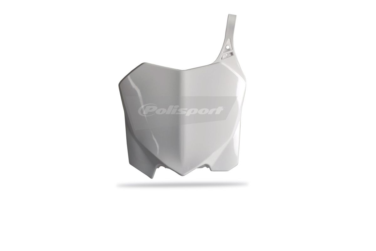 Number plate POLISPORT 8656700001 white