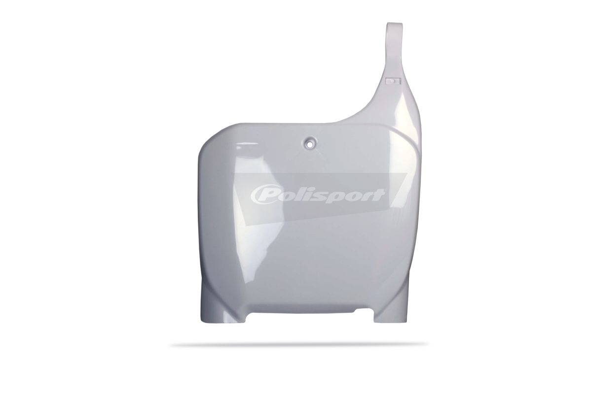 Number plate POLISPORT 8657000001 white