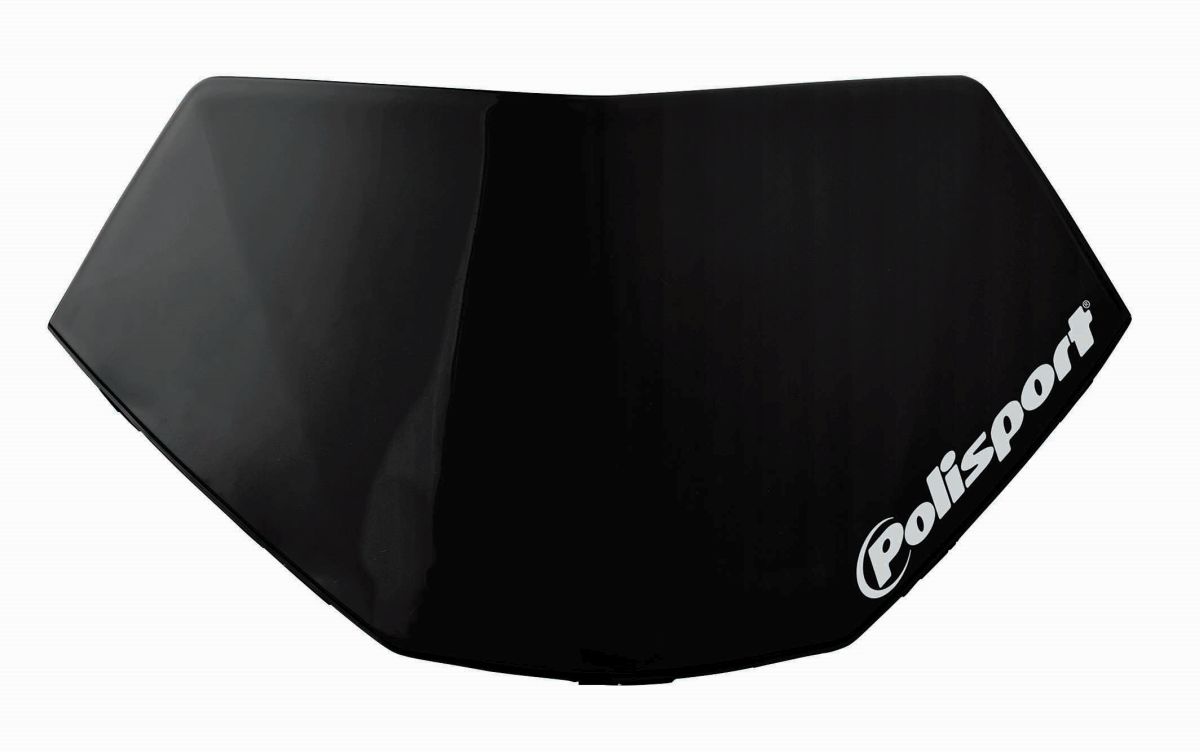 Headlight removable number plate POLISPORT HALO LED Crni