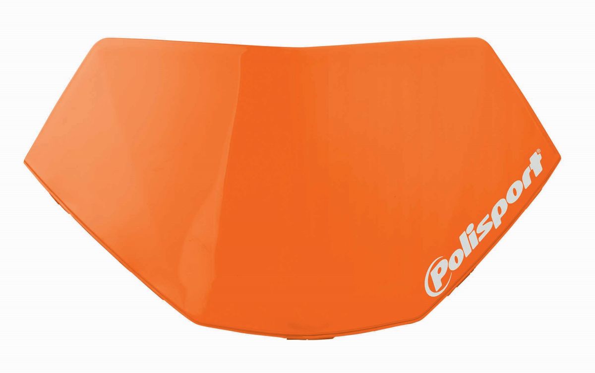 Headlight removable number plate POLISPORT HALO LED 8657400020 orange KTM