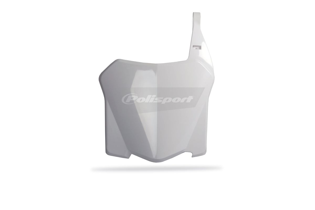 Number plate POLISPORT 8657500001 white