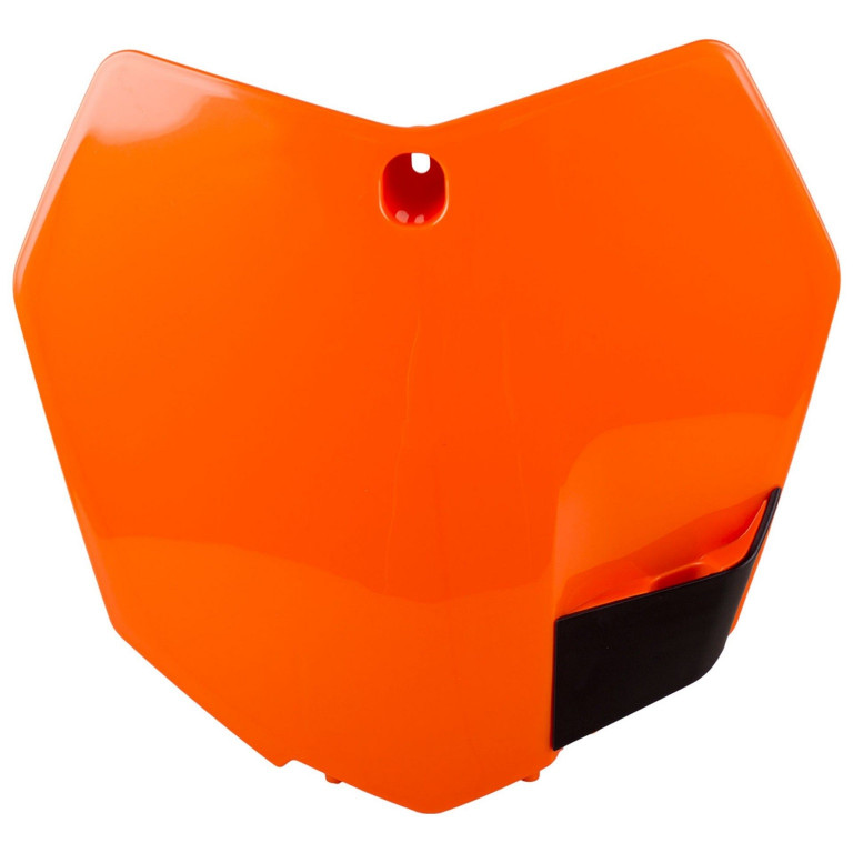 Number plate POLISPORT 8659100001 orange KTM