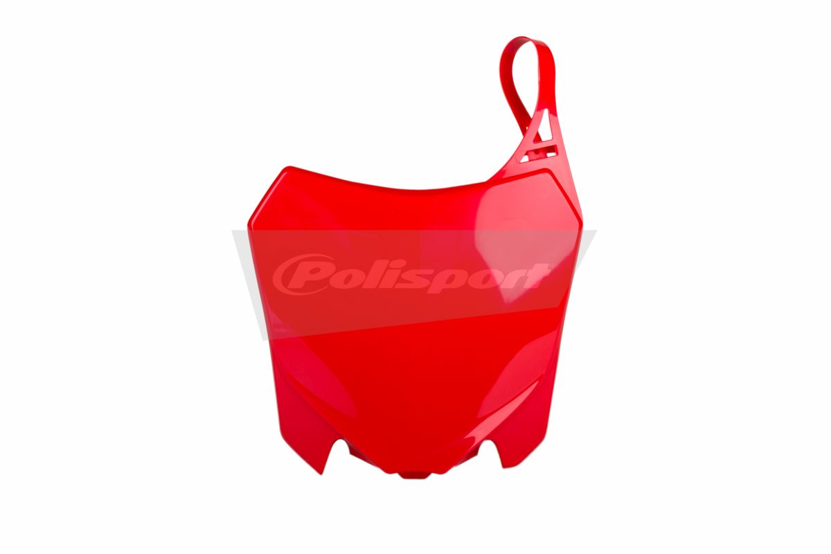 Number plate POLISPORT 8659400001 red CR 04