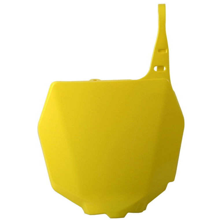 Number plate POLISPORT 8660400002 yellow RM 01