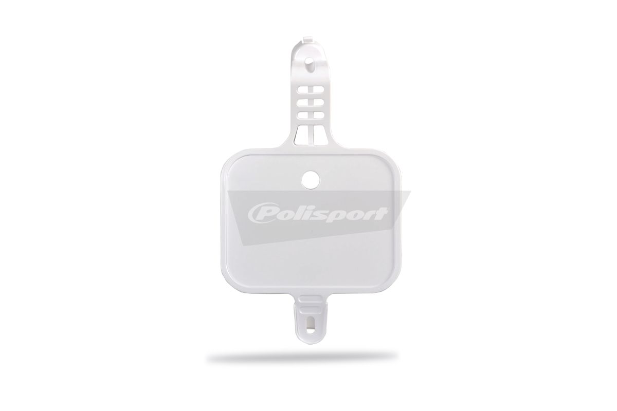 Number plate POLISPORT 8661800001 white