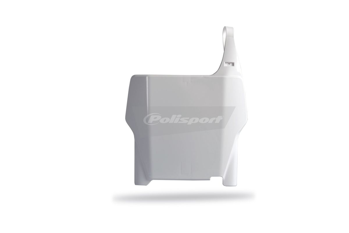 Number plate POLISPORT 8661900001 white