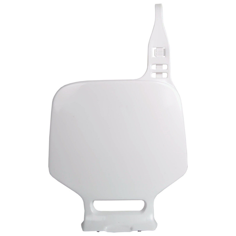 Number plate POLISPORT 8662300002 white