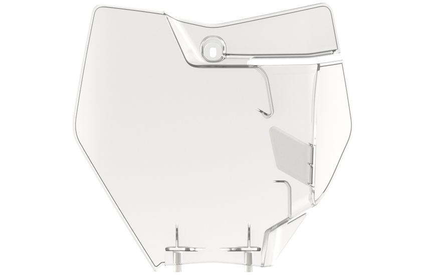 Number plate POLISPORT 8664900004 clear 99