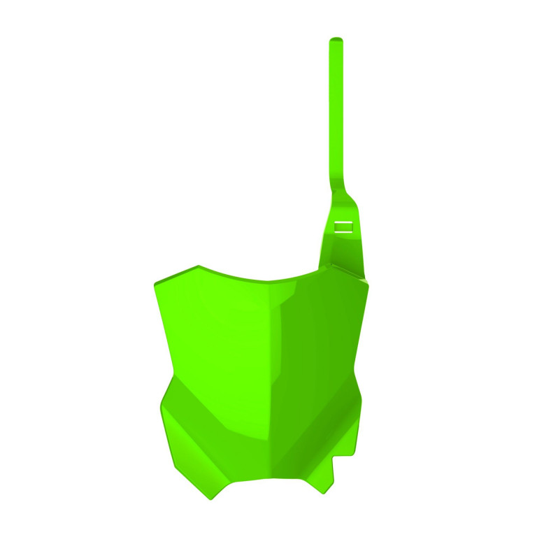 Number plate POLISPORT 8665900006 lime green