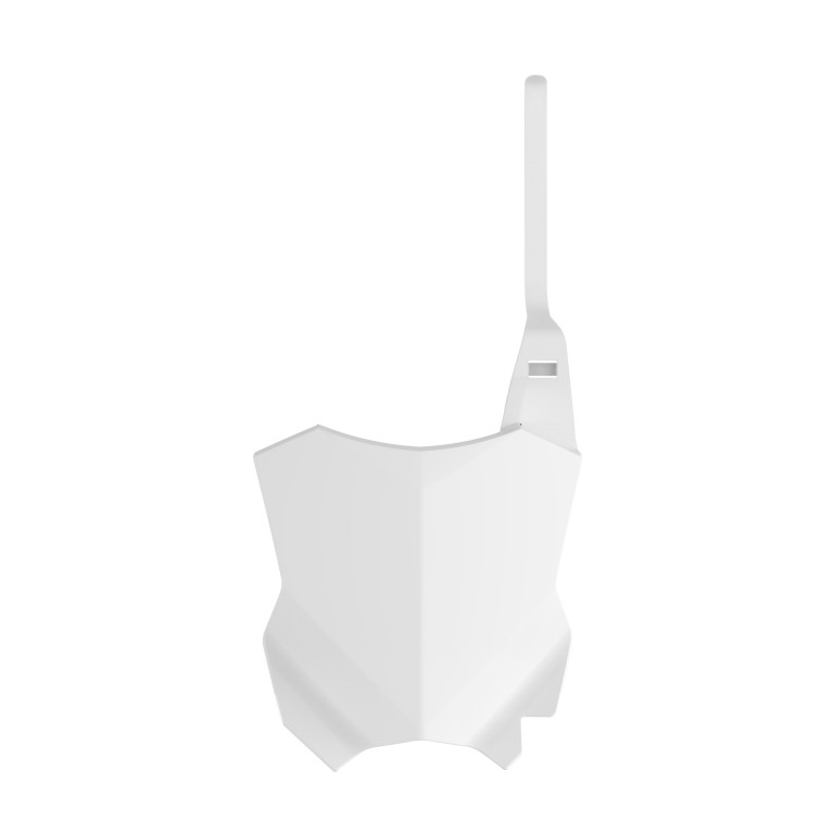 Number Plate POLISPORT 8665900011 restyling white