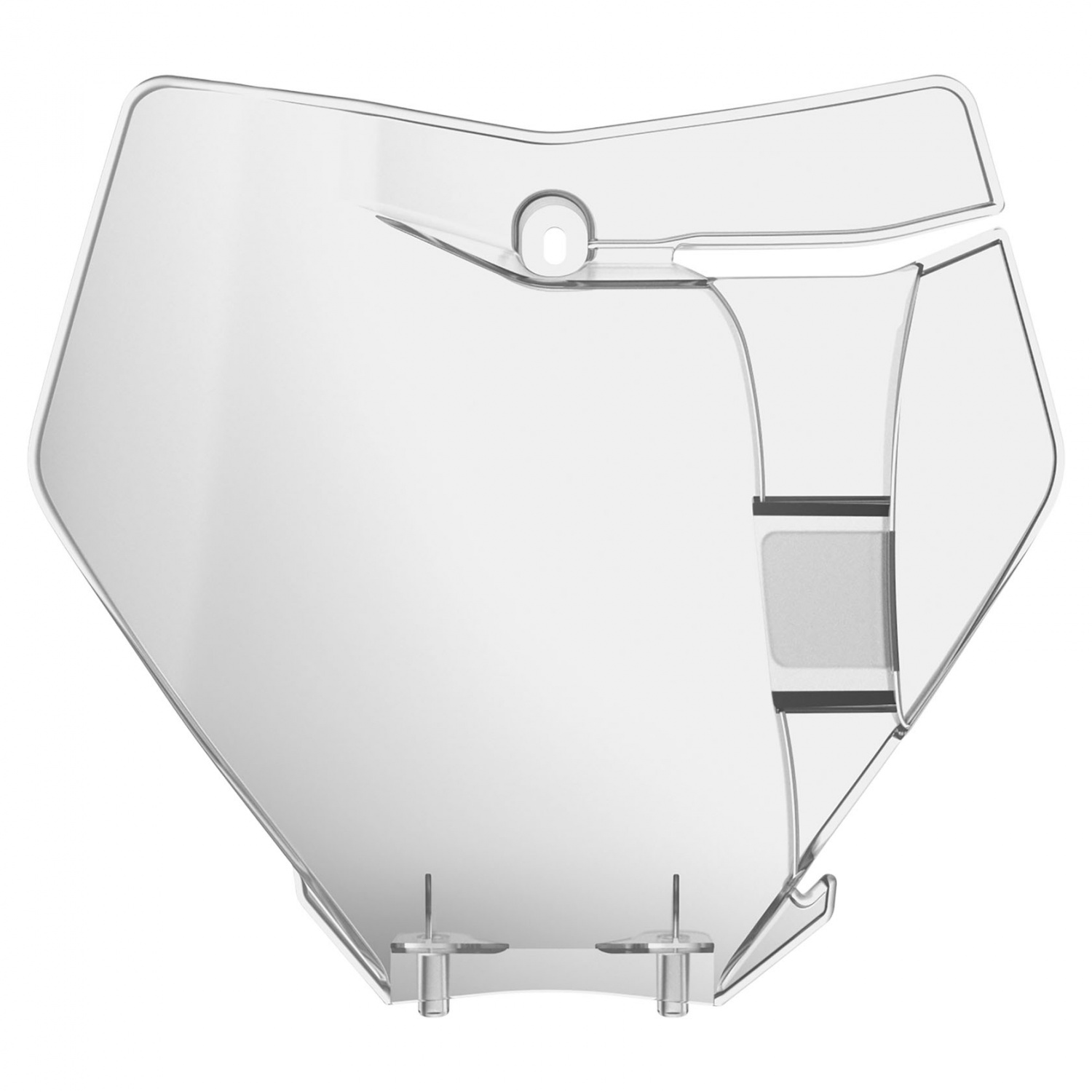Number plate POLISPORT Replica Parts 8666400005 Clear