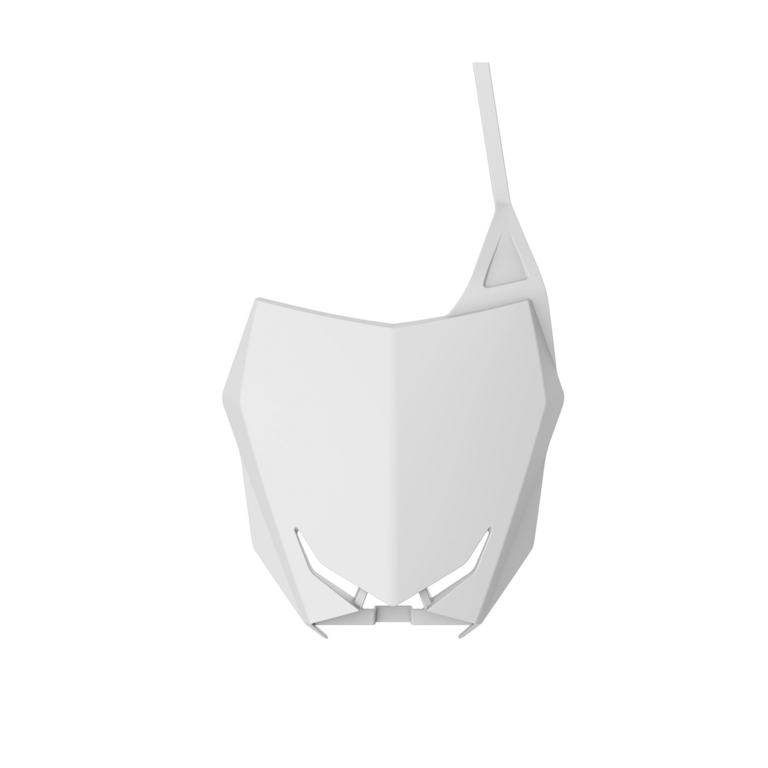 Number plate POLISPORT 8666600001 restyling White