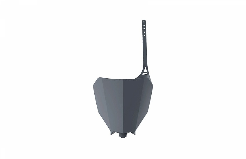 Number plate POLISPORT Replica Parts 8667200006 Nardo Grey