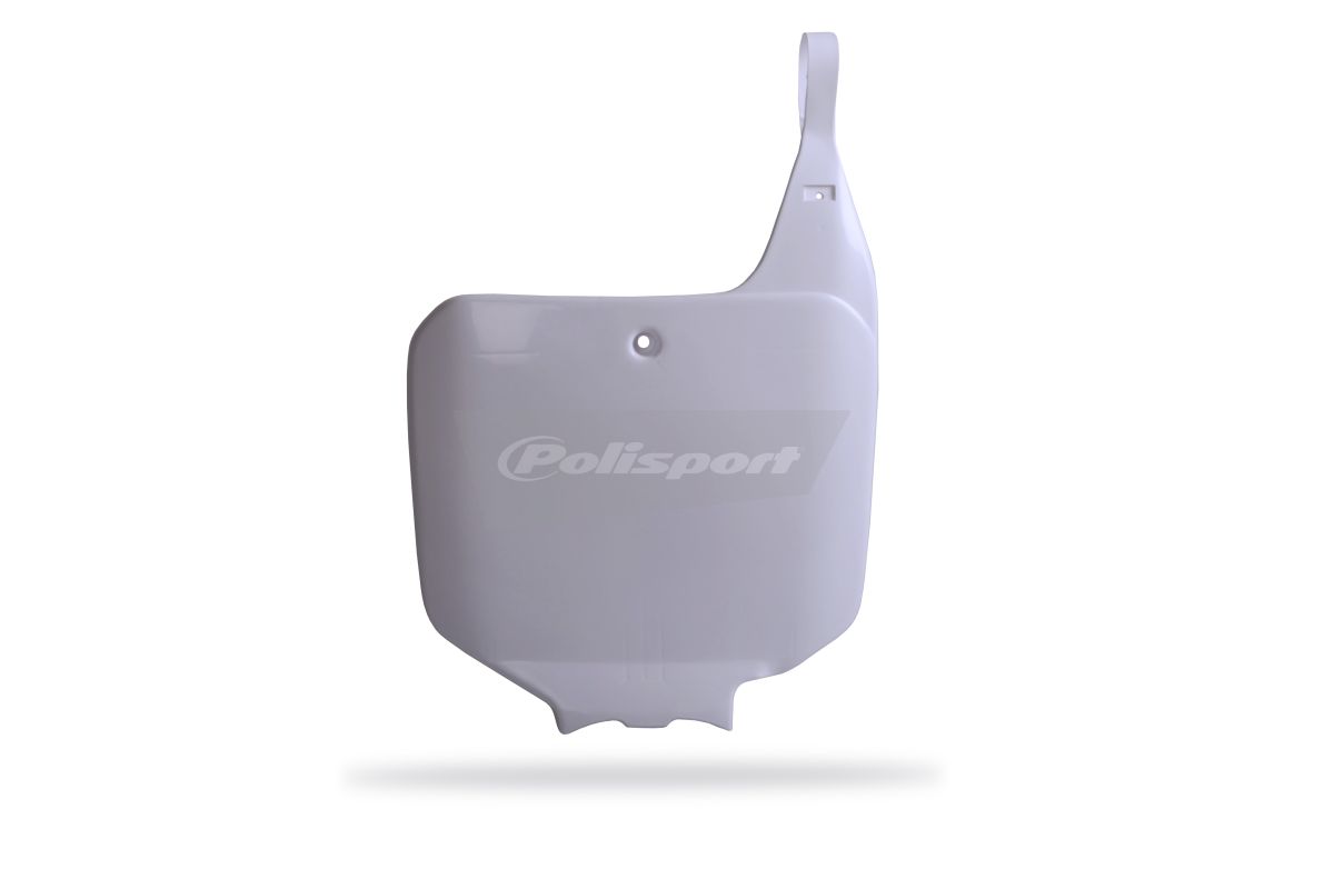 Number plate POLISPORT 8673000002 white
