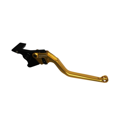 Brake lever ACCOSSATO EDF023 fixed CNC-worked aluminium, gold