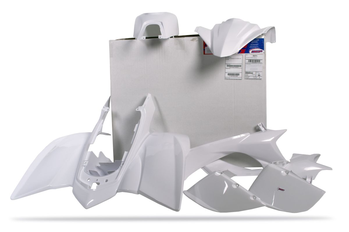 Plastic body kit POLISPORT ATV white