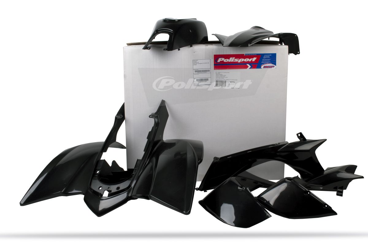Plastic body kit POLISPORT ATV Crni